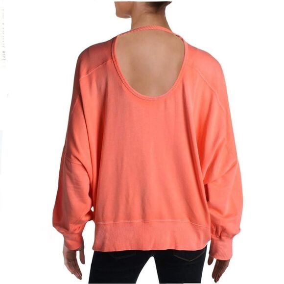 Free People Back It Up Sweatshirt Medium - Picture 2 of 14